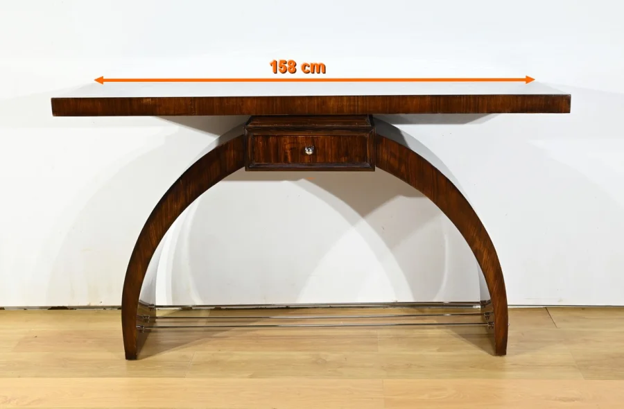Console en Placage de Palissandre, Art Déco – 1930