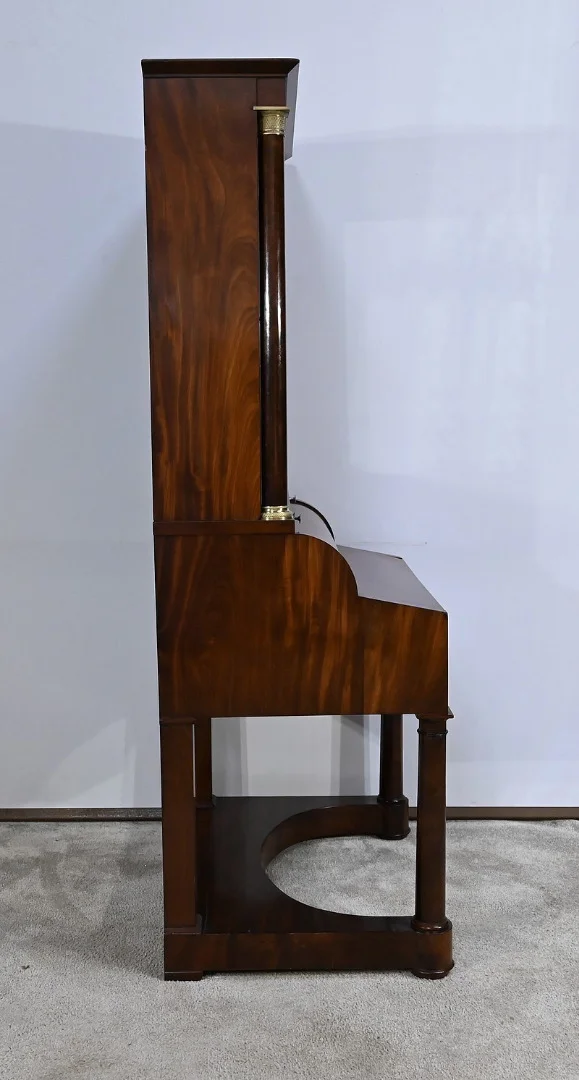 FRENCH EMPIRE PERIOD CYLINDER TOP DESK