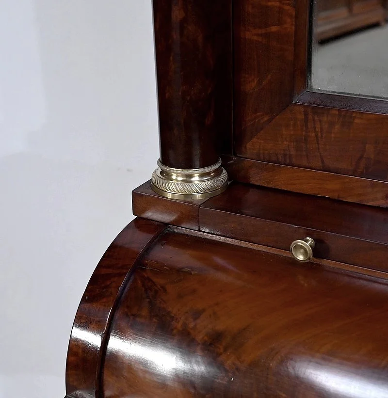 FRENCH EMPIRE PERIOD CYLINDER TOP DESK