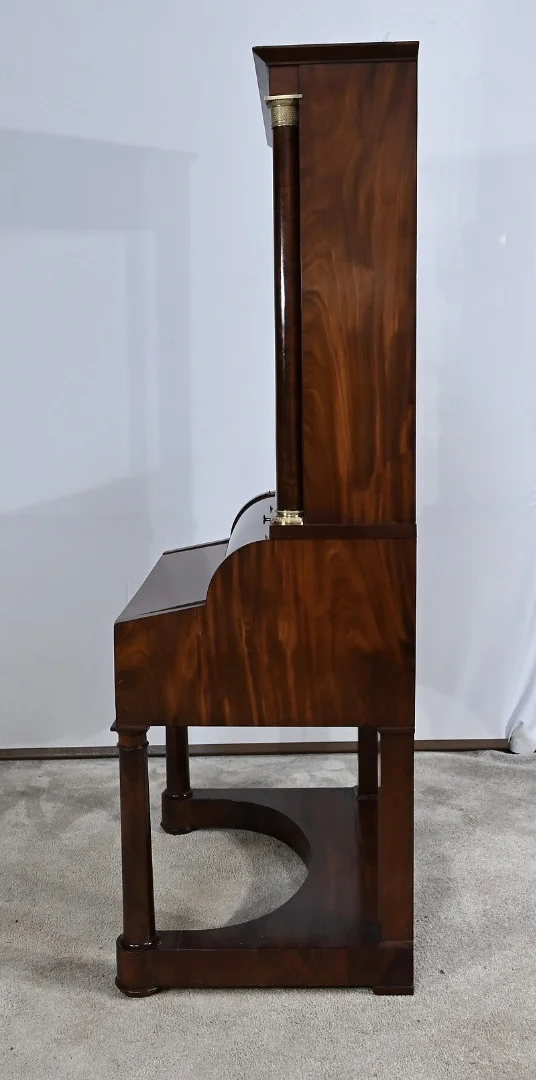 FRENCH EMPIRE PERIOD CYLINDER TOP DESK