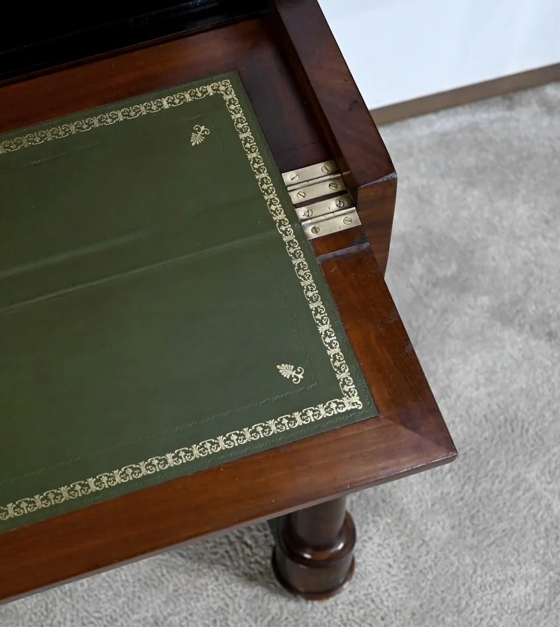 FRENCH EMPIRE PERIOD CYLINDER TOP DESK