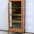 Petite Vitrine en Merisier Massif, Transition Louis XV / Louis XVI – Début XXe