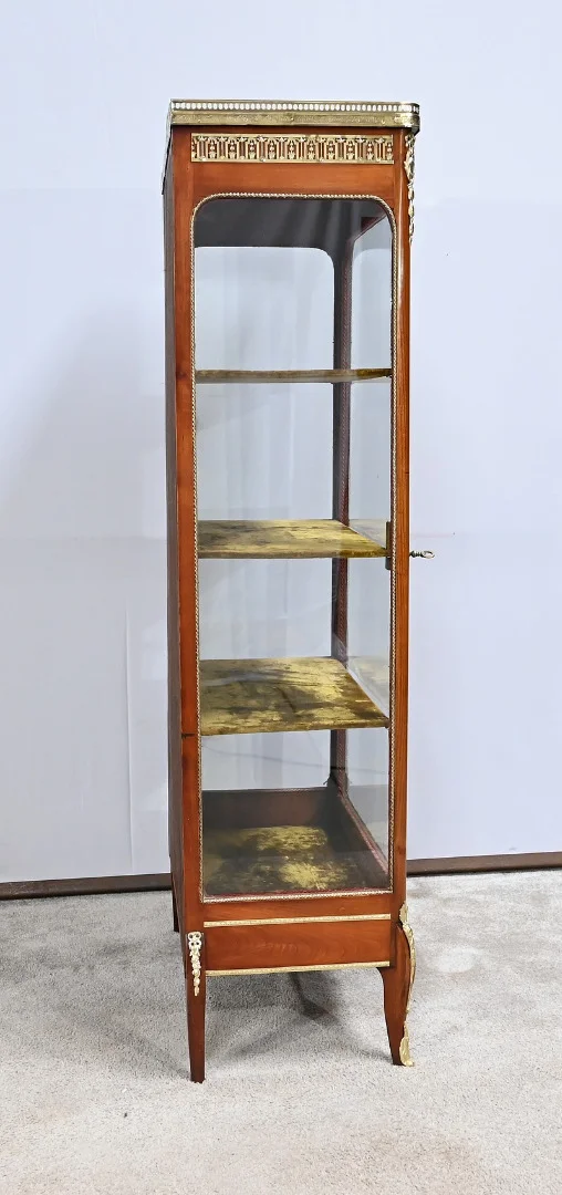 GABINETE DE EXHIBICIÓN DE ESTILO DE TRANSICIÓN FRANCESA