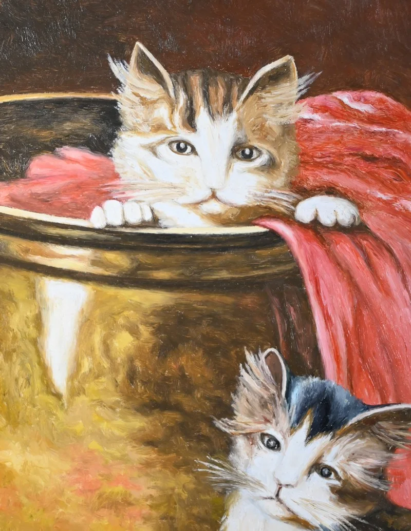 OIL ON CANVAS signed R. HERVE