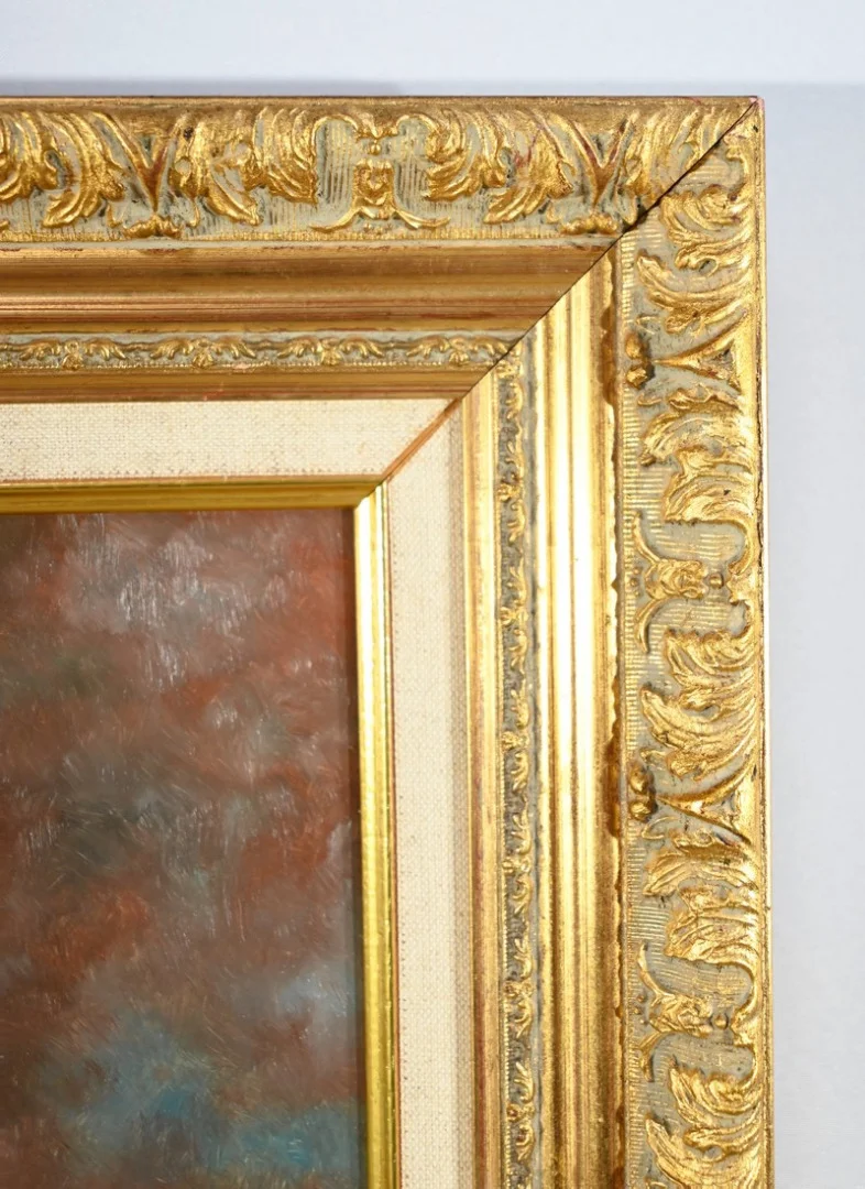 OIL ON CANVAS signed R. HERVE