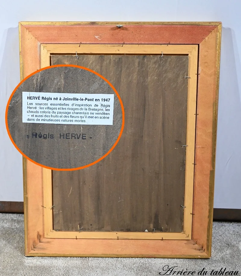 OIL ON CANVAS signed R. HERVE