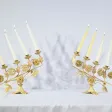 Paire de Candélabres d'Autel en Laiton – 1920