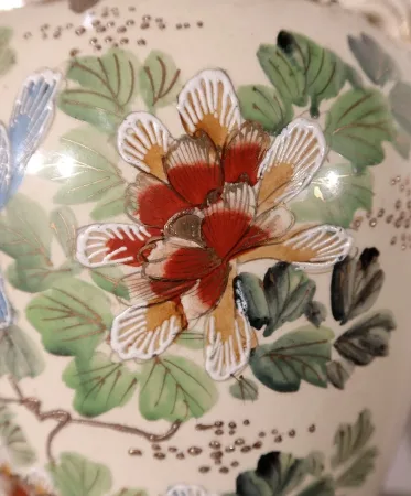 Important Vase Balustre en Porcelaine, Japon – XXe