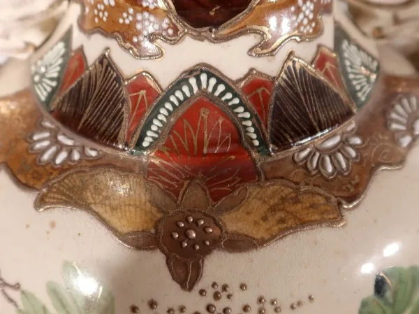 Important Vase Balustre en Porcelaine, Japon – XXe