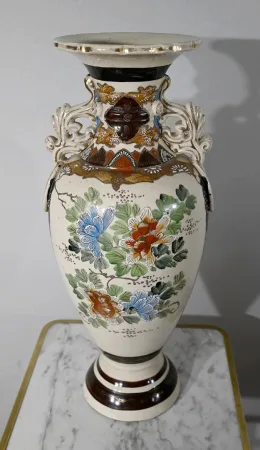 Important Vase Balustre en Porcelaine, Japon – XXe