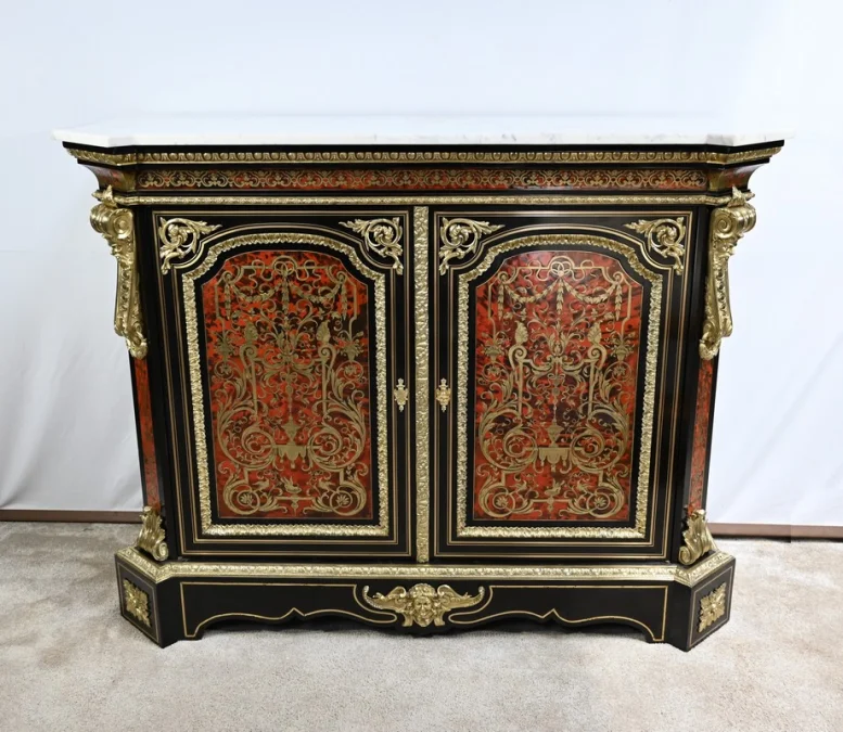 Buffet en Marqueterie « Boulle », époque Napoléon III – Milieu XIXe