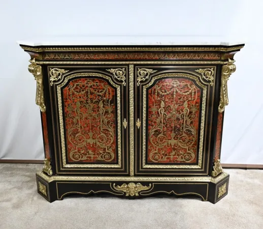 Buffet en Marqueterie « Boulle », époque Napoléon III – Milieu XIXe