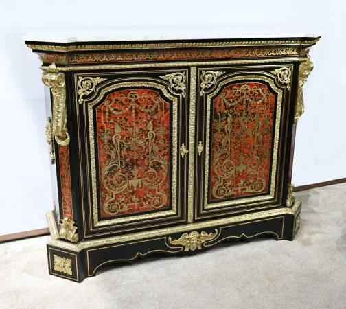 Buffet en Marqueterie « Boulle », époque Napoléon III – Milieu XIXe