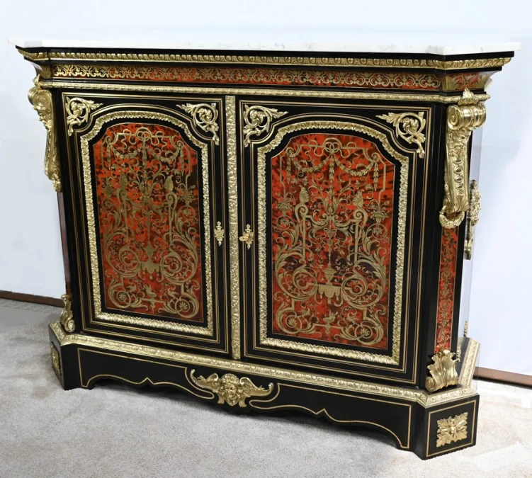 Buffet en Marqueterie « Boulle », époque Napoléon III – Milieu XIXe