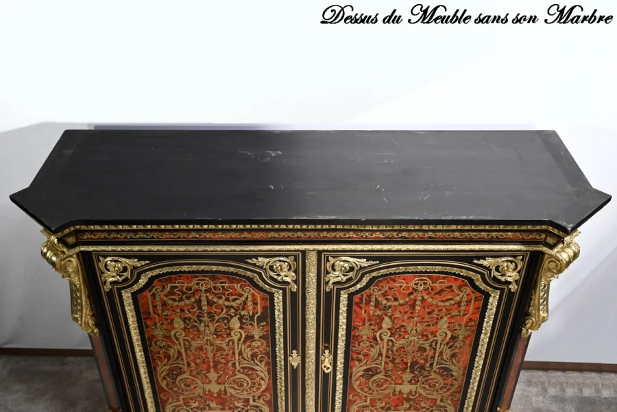 Buffet en Marqueterie « Boulle », époque Napoléon III – Milieu XIXe