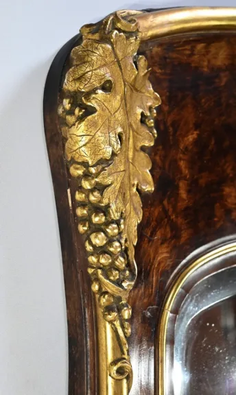 Important Miroir de Cheminée, Art Nouveau – 1900