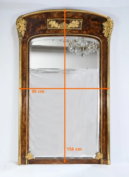 ART NOUVEAU PERIOD MANTLE MIRROR