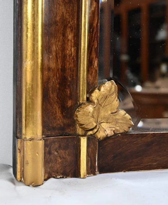 ART NOUVEAU PERIOD MANTLE MIRROR