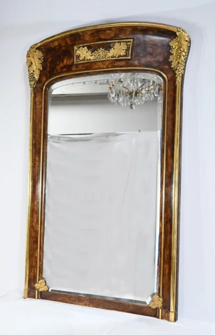 ART NOUVEAU PERIOD MANTLE MIRROR