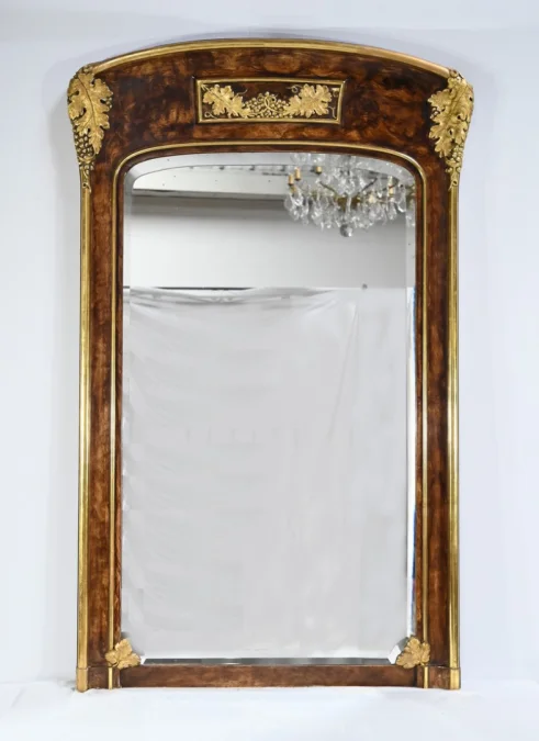 ART NOUVEAU PERIOD MANTLE MIRROR