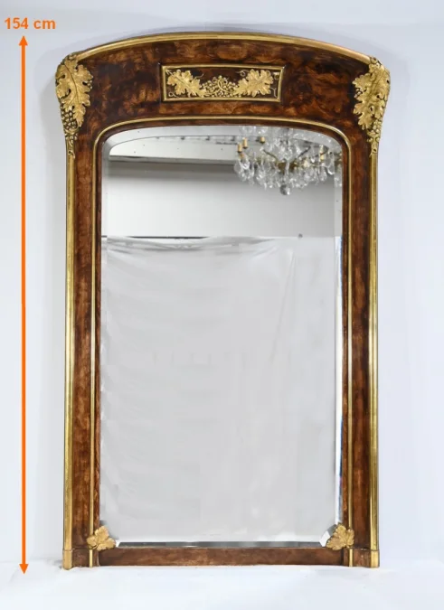 ART NOUVEAU PERIOD MANTLE MIRROR