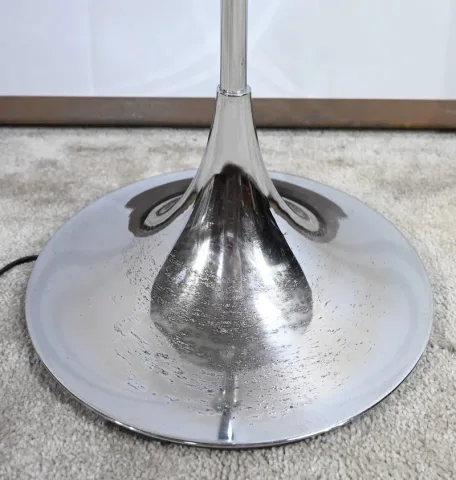 Lampadaire 3 Bras en Métal Chromé - 1970