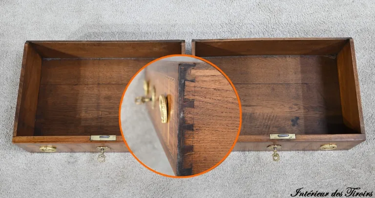 Petite Commode Sauteuse en Acajou et Bois de Rose, époque Louis XVI – XVIIIe