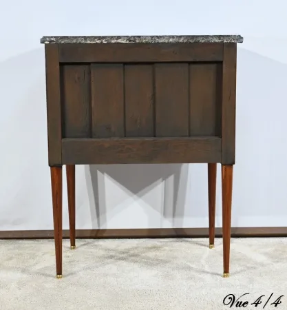 Petite Commode Sauteuse en Acajou et Bois de Rose, époque Louis XVI – XVIIIe