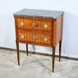 Petite Commode Sauteuse en Acajou et Bois de Rose, époque Louis XVI – XVIIIe
