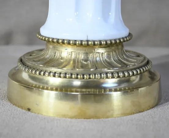 Lampe à Pétrole en Céramique, époque Napoléon III – Milieu XIXe