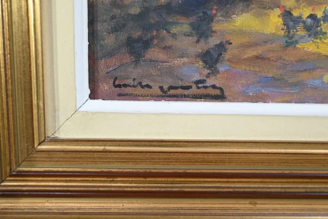 OIL ON WOOOD signed E. GAUTIER
