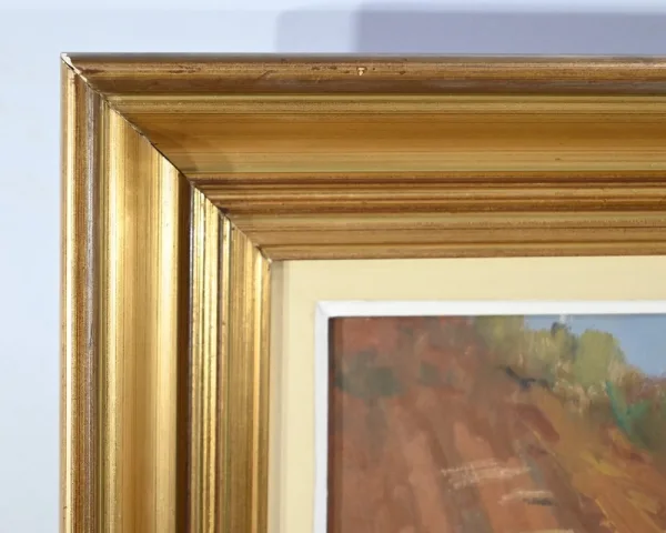 OIL ON WOOOD signed E. GAUTIER