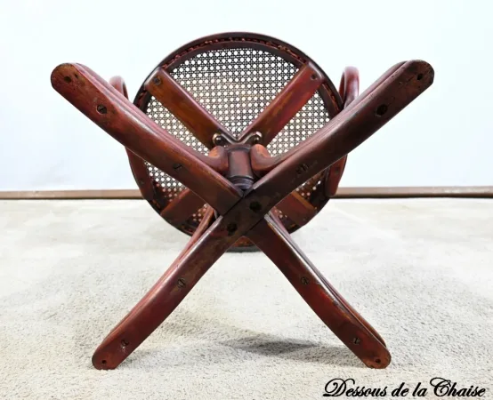 Fauteuil de Bureau en Hêtre, esprit Thonet – Début XXe