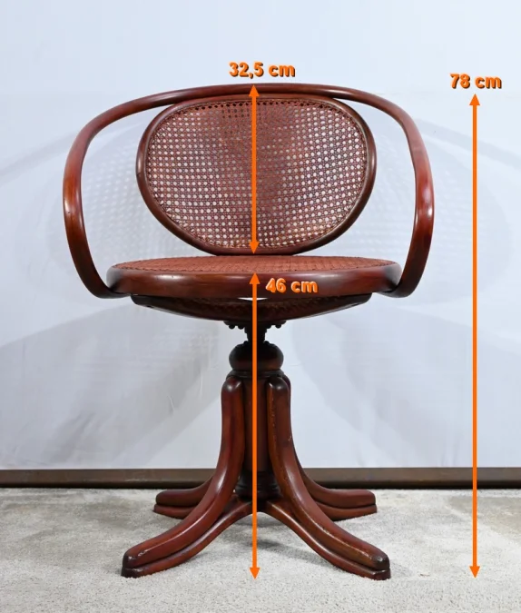 DREHSESSEL IM THONET-STIL