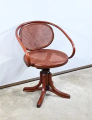 THONET STYLE REVOLVING ARMCHAIR