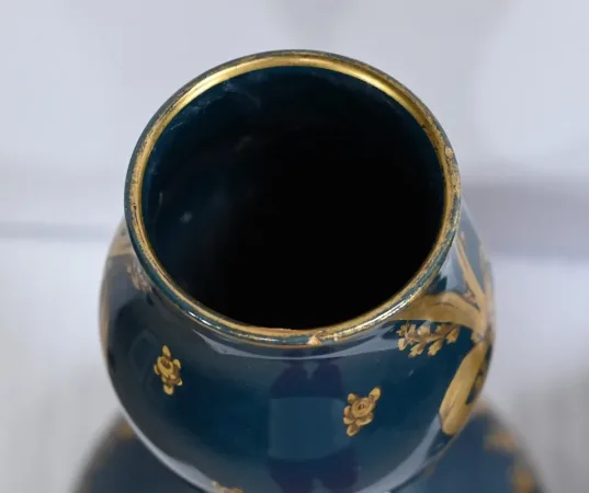 Paire de Vases en Céramique de Gien – Fin XIXe