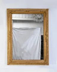 VERGULDE HOUTEN SPIEGEL