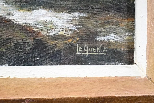 ÖL AUF LEINWAND signiert Andree LE GUEN