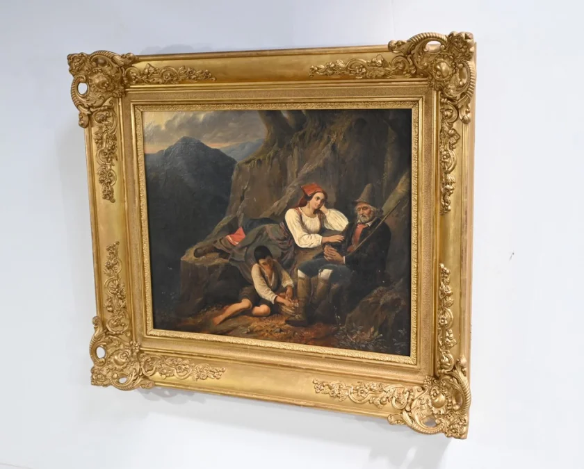Öl aus dem 19. Jahrhundert auf Leinwand