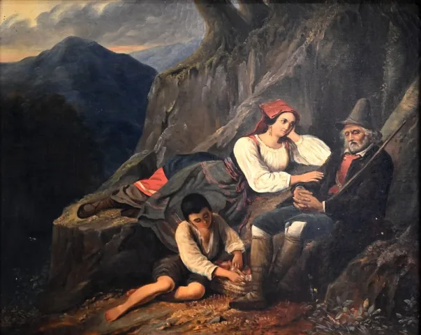 NINETEENTH CENTURY OIL ON CANVAS