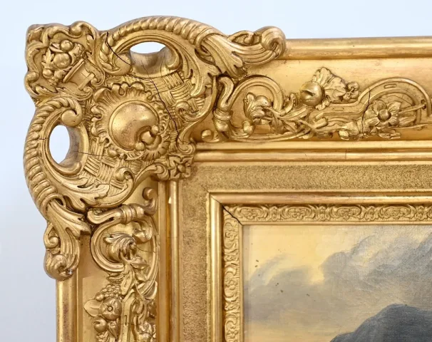 NINETEENTH CENTURY OIL ON CANVAS