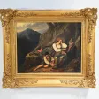 Huile sur Toile, École du XIXe siècle – Milieu XIXe
