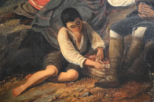 NINETEENTH CENTURY OIL ON CANVAS