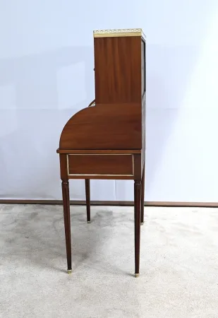 Petit Bureau Cylindre style Louis XVI, époque Napoléon III – Milieu XIXe