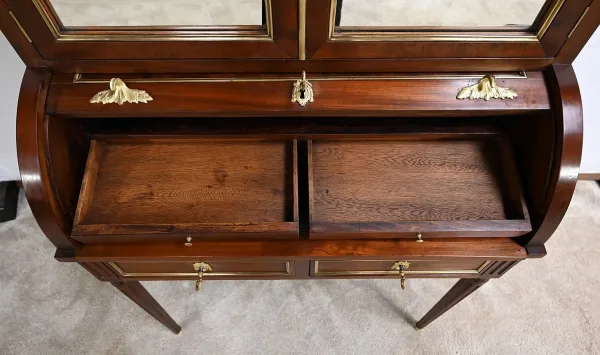 Petit Bureau Cylindre style Louis XVI, époque Napoléon III – Milieu XIXe