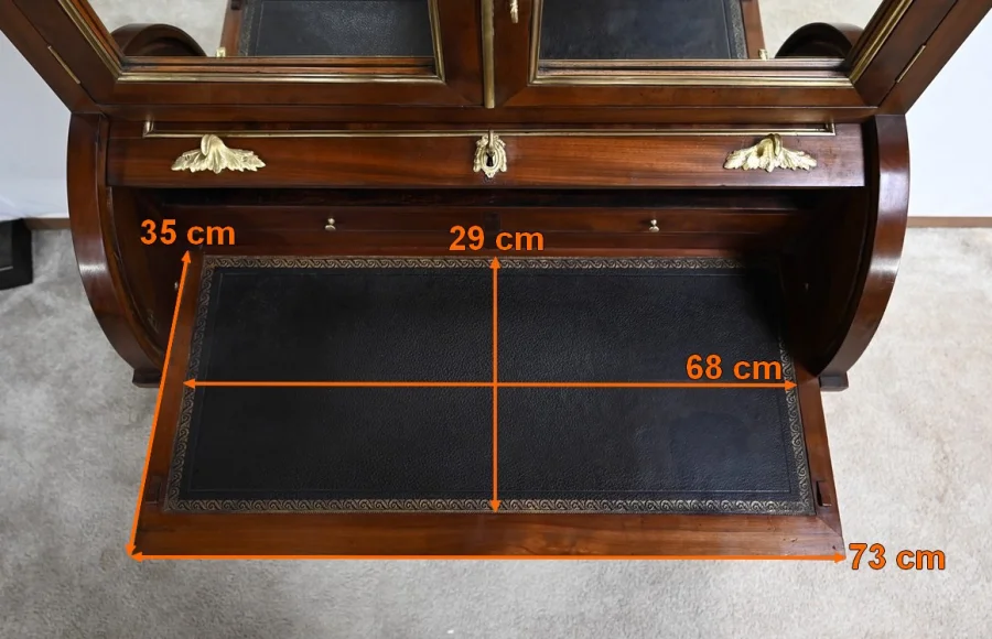 ZYLINDERSCHREIBTISCH IM LOUIS XVI-STIL
