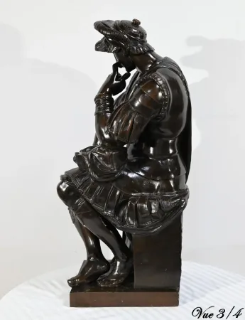 BRONZESTATUETTE nach MICHELANGELO