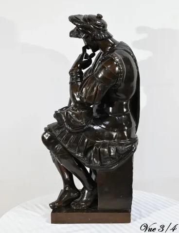 BRONZESTATUETTE nach MICHELANGELO