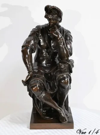 BRONZESTATUETTE nach MICHELANGELO