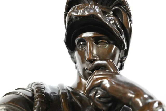 BRONZESTATUETTE nach MICHELANGELO